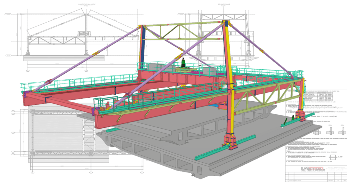 Équipement de levage de segments - Pont de Msikaba